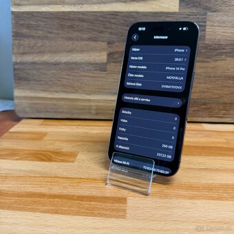 IPhone 14 Pro 256GB, fialový, 100% baterie, eSIM (záruka) - 7