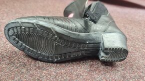 Motorkářské boty dámské, černo růžové na 38 nohu - 7