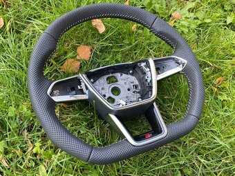 AUDI A6 A7 C8 Q8 S8 ETRON VOLANT kozeny zkoseny / vyhrievany - 7