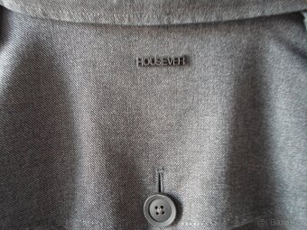 Šedý pánský kabát bunda - S - 7