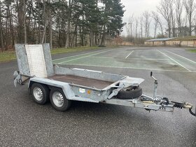 Bržděný přívěs na bagr 2700 kg, IFOR WILLIAMS, listová pera - 7