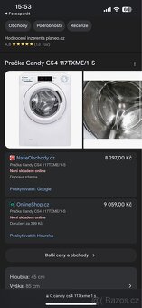 Pračka Candy CS4 117TXME/1-S - 7
