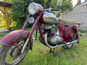 Jawa 250 - 353, 1956, doklady, okresní SPZ - 7