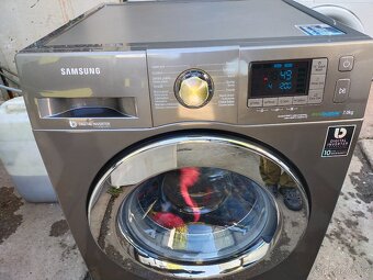 Prodám stříbrnou pračku zn. Samsung--7 kg--ZDARMA DOVEZU--- - 7