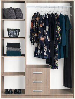 Šatní skříň VELLERUP 151x200 cm - 7