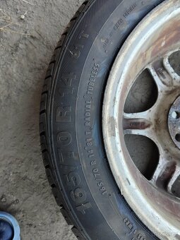 Prodám Alu kola + Letní pneu na citroen - 7