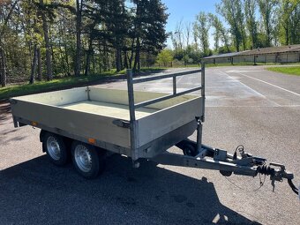 Bržděný přívěs HAPERT, 2700 kg, 160x280 cm, nová stk - 7