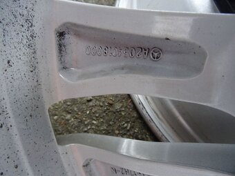 Alu disky origo Mercedes, 17", 5x112, ET 48,5 , šíře 7J - 7