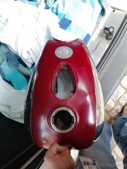 Jawa 250 pérák Jawa 350 pérák nádrž - 7