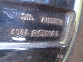 Alu kola 5x100 r17 Originál VW Milton Keynes - 7