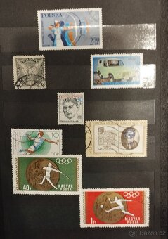 Sbírku známek známky 4x album č1 - 7