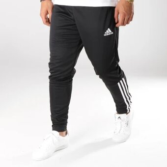 ADIDAS  PÁNSKÉ SLIM STYLOVÉ BLACK TEPLÁKY M( M-L) - 7