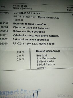 Prodám myčku Gorenje (celo nerezová) pěkná - 7