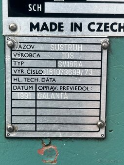 Soustruh SV 18 RA - 7