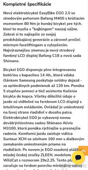 Nové elektrokolo Easybike EGO2 v záruce - 7