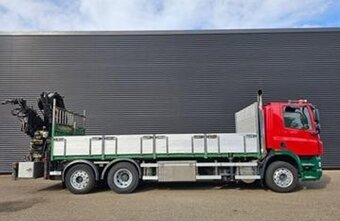 DAF CF 85.410 - 6x2 – Valník + HR-HIAB 35 t/m – EURO 5 - 7