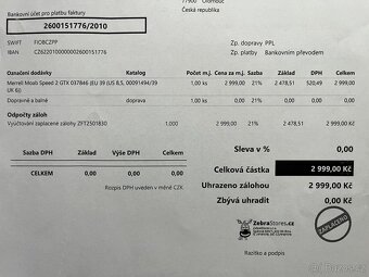 Nové dámské boty zn. Merell, vel. 39 - 7