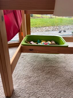Dětský dřevěný stolek nastavitelný  IKEA FLISAT - 7