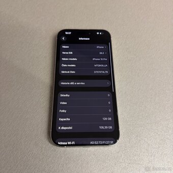 iPhone 15 Pro 128GB bílý, 12 měsíců záruka - 7