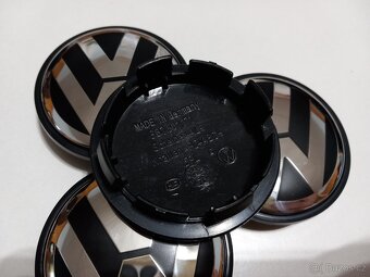 Středové krytky Vw, 65x56mm, chrom logo - 7