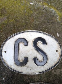 škoda označení CS cedulka - 7