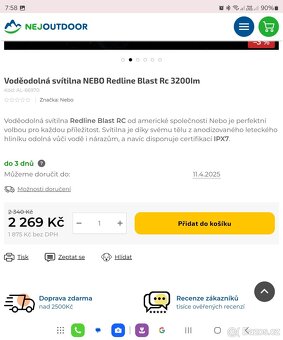 camping svítilna NEBO taktická policie vojenská - - 7