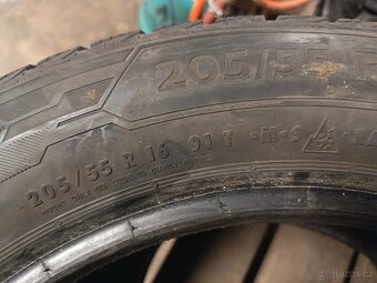 205/55 R16 zimní 2ks Barum 6mm - 7