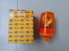 Oranžový rotační maják HELLA KL 600 na tyč, 24 V - 7