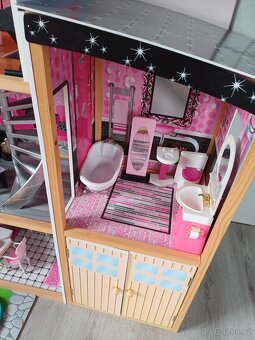 Obrovský dům pro panenky Barbie Kidkraft Sparkle Mansio - 7