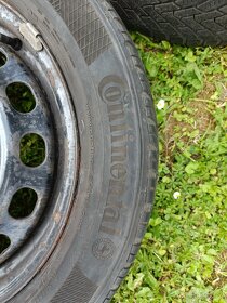 Prodám zimní sadu kol s pneu Continental 205/55 R16 - 7