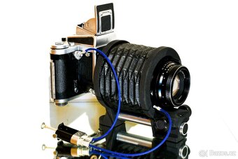Pentacon SIX Makro měchové zařízení + spoušť TOP - 7