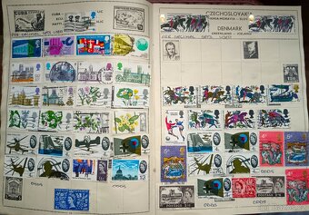 Album-známky-Anglie-královna. - 7