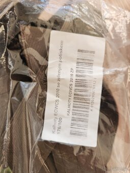 ECWCS kalhoty vojenské taktické goretex vz.95 ačr maskáče - 7