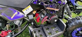 Nová dětská čtyřkolka R E-start modrá - 7