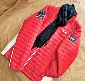 HELLY HANSEN PÁNSKÁ BUNDA WORLD OF SAILING JACKET ALERT RED - 7