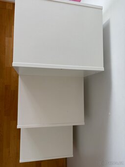TROFAST schody bílé, růžové boxy - 7