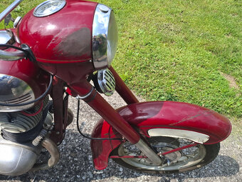 Jawa 350 354 kývačka patina r.v. 1960 - 7