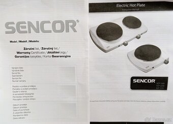Sencor SCP 1500 Hot plate - 7