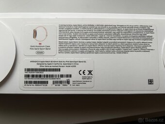 Apple Watch SE + 4 řemínky, původní balení, TOP STAV - 7