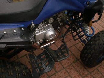 dětská čtyřkolka 125ccm modrá - 7
