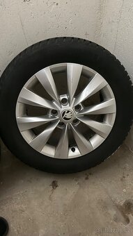 Originál Škoda R16 205/55 5x122 + Continental TS870 (7-6mm) - 7