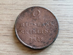 Dánsko 4 mince 1818-1889 Dánské království - 7