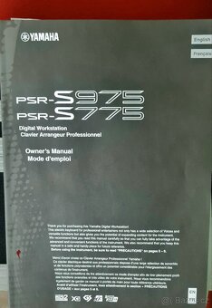 YAMAHA PSR S975 + CASE THON - 7