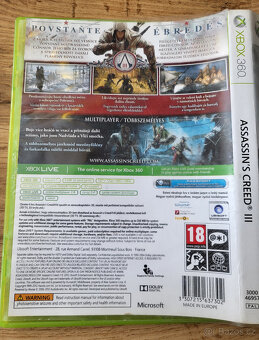 Xbox 360 Assassins creed 3, cz - 7