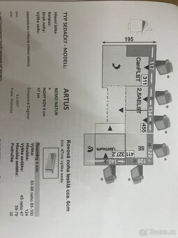 Rozkládací sedací souprava s úl. prostorem - 7