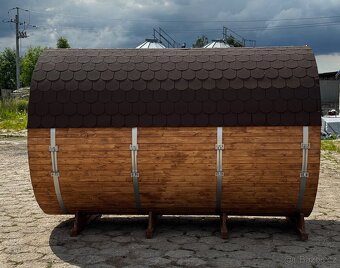 ZAHRADNÍ SUDOVÁ SAUNA 340cm DIY 3KR - 7