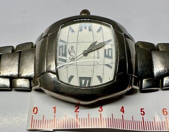 Náramkové hodinky Quartz SIR TIME s kovovým tahem - 7