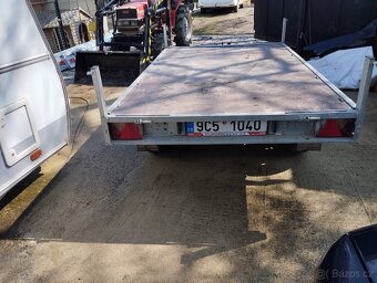 Přívěsný vozík bržděný na 2 tuny - 7