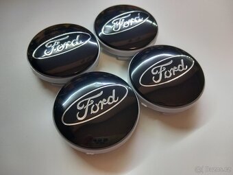 Středové krytky Ford, 54x52mm Black - 7