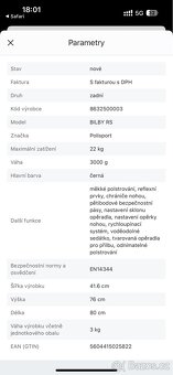 Dětská cyklosedačka Polisport Bilby - 7